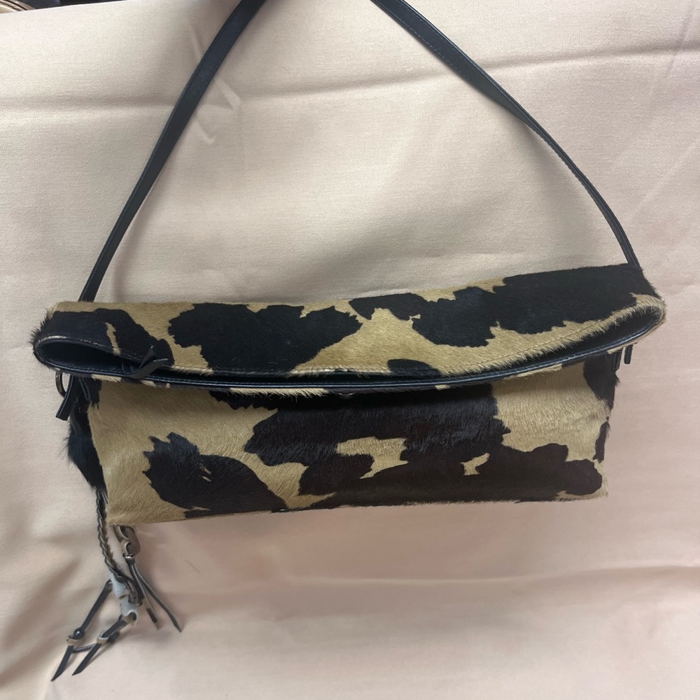 Stylish Stuart Weitzman Black and Tan Women's Bag